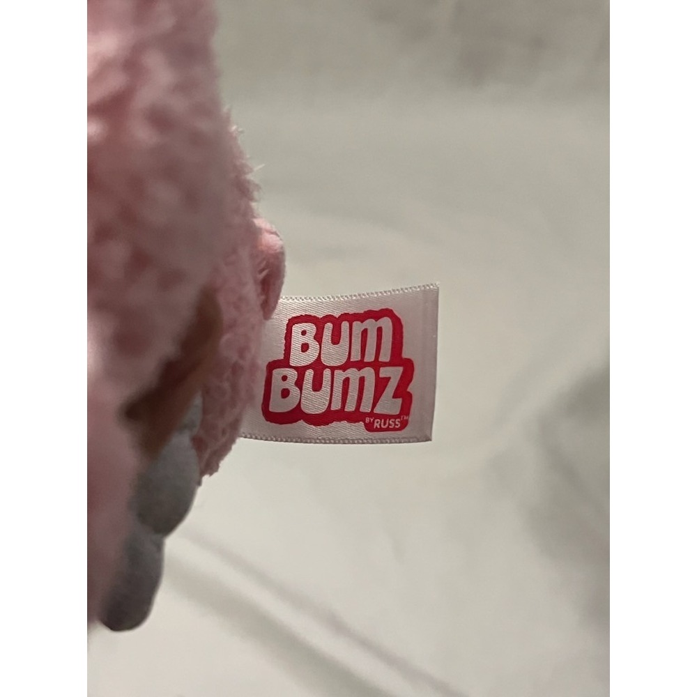 BumBumz by Russ Pink Pig Angel Valentine Plush Heart Wings Sherpa Stuffed Animal - Picture 4 of 4